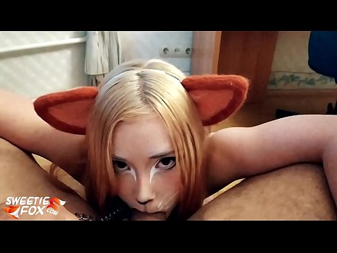 ❤️ Kitsune înghite pula și ejaculează în gură ❤️  at ro.flvporn.ru ❤